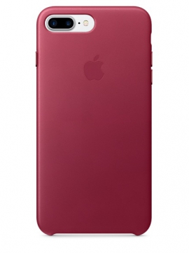 Кожаный чехол для iPhone 7 Plus, цвет «лесная ягода»