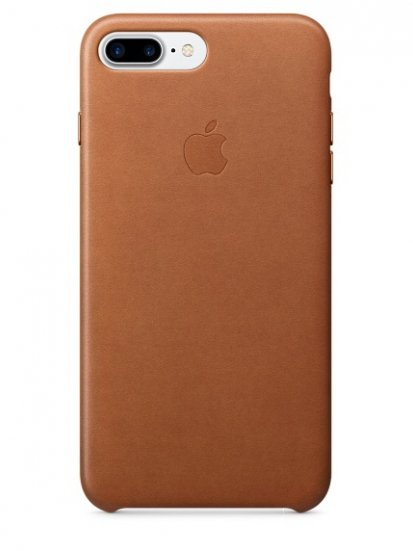 Кожаный чехол для iPhone 7 Plus, золотисто-коричневый цвет