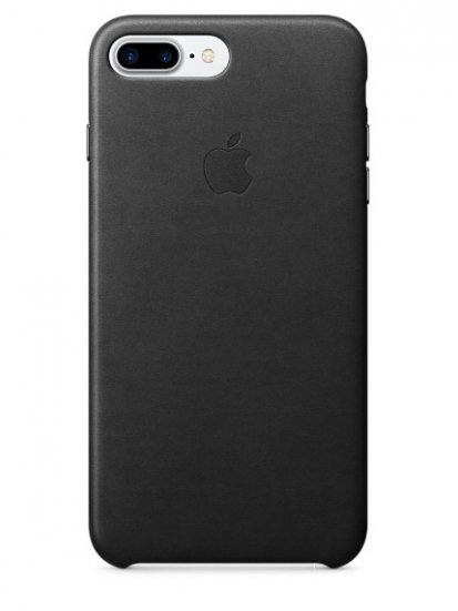 Кожаный чехол для iPhone 7 Plus, чёрный цвет