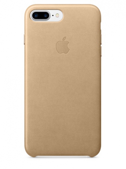 Кожаный чехол для iPhone 7 Plus, миндальный цвет