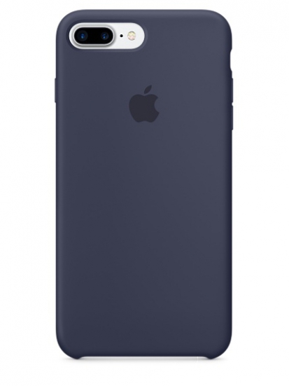 Силиконовый чехол для iPhone 7 Plus, тёмно-синий цвет