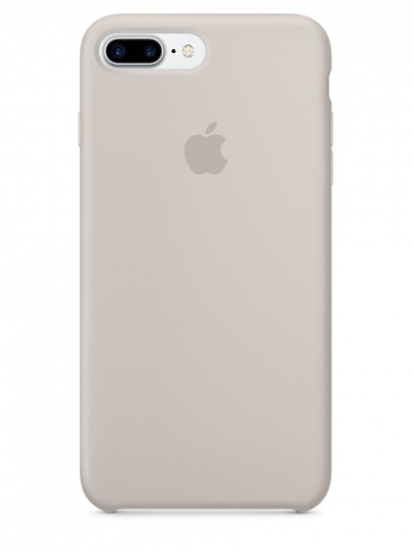 Силиконовый чехол для iPhone 7 Plus, бежевый цвет
