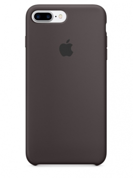 Силиконовый чехол для iPhone 7 Plus, цвет «тёмное какао»